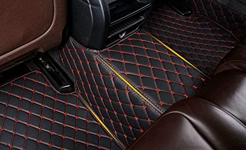Flygrl Customized Car Floor Mats Front & Rear Floor Mats For Cars Truck Suv, Automotive Floor Mats All-Weather Mats Car Accessories (Dark Brown) #TOP2