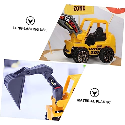 Toyvian 30 Peças Brinquedo De Veículo De Construção Brinquedo De Carro De Engenharia Modelo De Carro