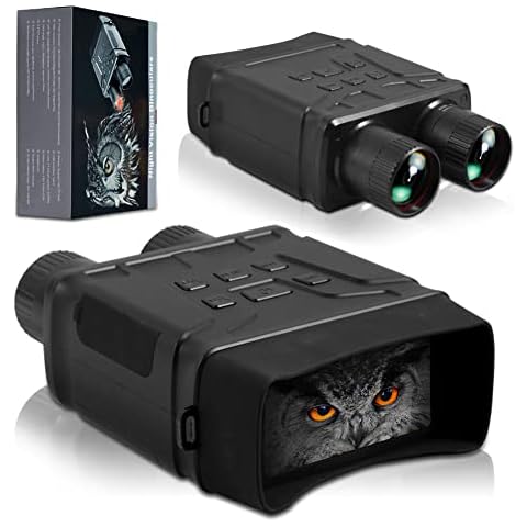 Night Vision Goggles, R6 Night Vision Binoculars 1080p Full HD Infrared Night Goggles for Bird Watching, Hunting, Spotting, Surveillance Cover
