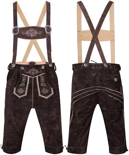 ALL THE GOOD Beierse lederhose voor heren, klederdrachtset, Oktoberfest (broek hemd schoenen sokken), traditionele broek S3, Broek: Zwart & Overhemd: Zwart, Hose 54 Hemd 42/43 Schuhgröße per ALL THE GOOD Beierse lederhose voor heren, klederdrachtset, Oktoberfest (broek hemd schoenen sokken), traditionele broek S3, Broek: Zwart & Overhemd: Zwart, Hose 54 Hemd 42/43 Schuhgröße per