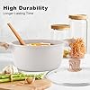 Caannasweis 20Pcs Cookware Sets, Nonstick Pots and Pans Set, Granite Induction Cookware, Non Stick Kitchen Cooking Set, Grayish White Grill Griddle Set, PFOS PFOA Free #5
