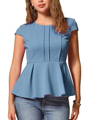 Haut péplum Femme Allegra K chic pour le bureau