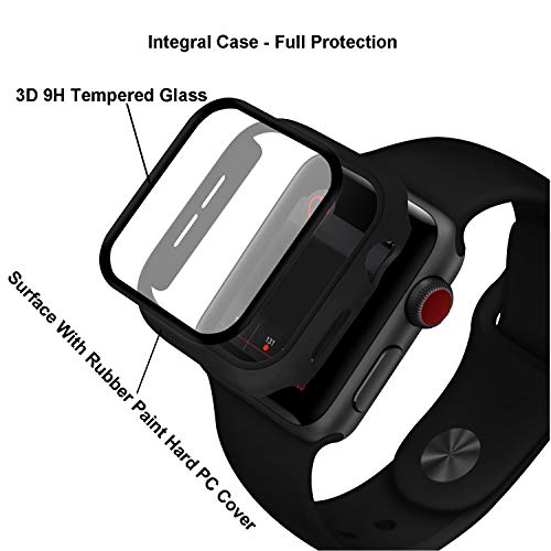 Nero Custodia Protezione Rigida Apple Watch 44mm