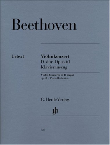 Violin Concerto In D Major Op. 61 Piano Reduction