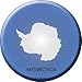 Antarctica Novelty Metal Circular Sign C-191