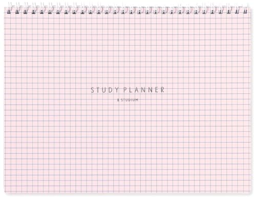 いろは出版 ノート リングノート スタディプランナー ウィークリー チェック柄 PINK CHECK 縦198mm 横257mm 厚さ13mm L-GSSW-06