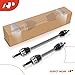 A-Premium Pair (2) Front CV Axle Shaft Assembly Compatible with Hyundai Tucson 2010-2013 & Kia Sportage 2011-2013, L4 2.4L, FWD, Driver and Passenger Side