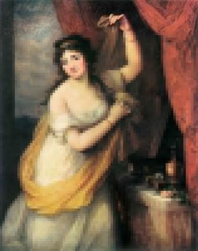 Tableau Portrait de femme pour décoration murale chic de votre salon de 60x90cm