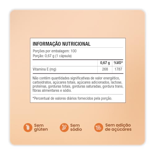 Encontraproduto.com.br - Vitamina E 400UI 100 Cápsulas Sundown