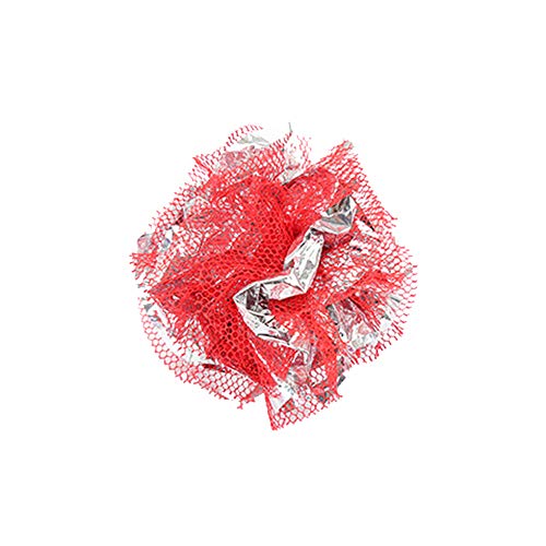 mewmewcat 1 PCS Crinkle Ball Cat Toy Bolas de enrugamento interativas para gatos pequenos Gaze Glitt