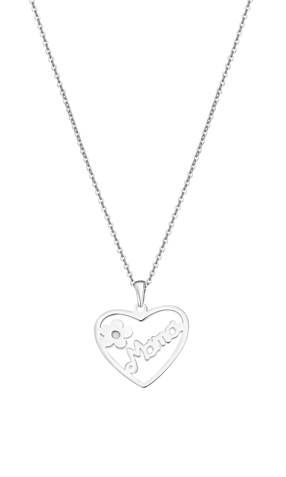 LOTUS SILVER Collar Collar Mother's Love LP3231-1/1 Corazón Flor LP3231-1/1 Marca