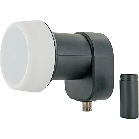 SCHWAIGER -272- single LNB | digital (1 user) | for use with satellite dish | multifeed compatible with weather protection | anthracite Cover