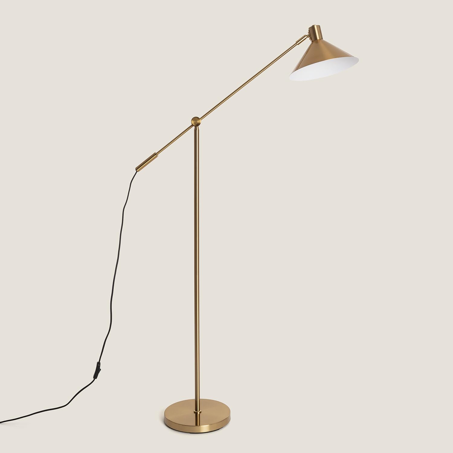 LEDKIA LIGHTING Lámpara de Pie Metal Aleya Gold Dorado