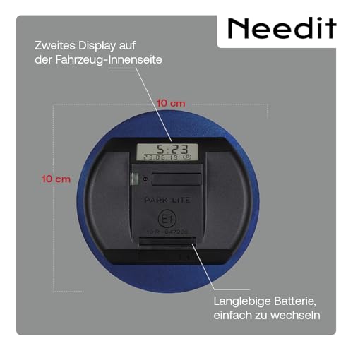 Needit elektronische Parkscheibe Park Lite One I Digitale Parkuhr – Ansicht 5