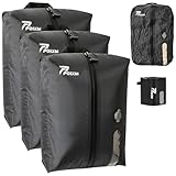 POIXM Vacuum Bags for Travel with Pump, Reusable Space Saver Bag, IP67 Waterproof Vacuum Packing Cubes for Travel Suitcases and Backpack (3PC + PUMP)