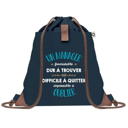 Sac doudou bleu avec pochette pour organiser vos affaires de sport sans encombre