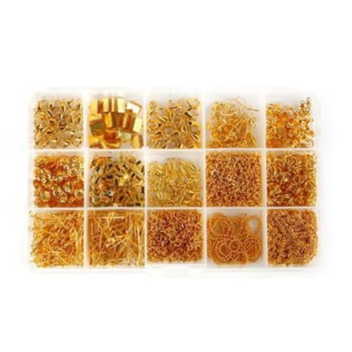 Kit de reparación de joyas y herramientas de bricolaje para collares, pendientes y pulseras