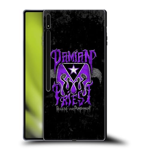 Head Case Designs Officially Licensed WWE Receive Your Punishment Damian Priest Soft Gel Case Compatible with Samsung Galaxy Tab S8 Ultra