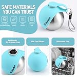 Cibaabo Portable Dog Water Bottle with Collapsible Silicone Bowl 10 oz - Image 3