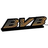 BVB LED Leuchtschriftzug, USB-betrieben, Schwarz mit LED-Beleuchtung