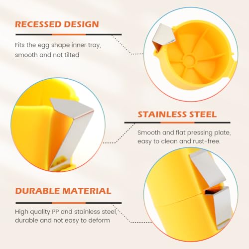 4 peças Abridor de casca de ovo, abridor de casca de ovo, ferramenta de biscoito de ovo descascador