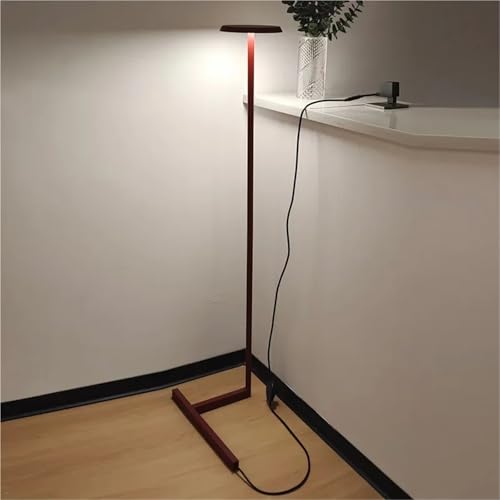 Led Floor Lamps for Living Room Decor Lamp Creative Study Bedroom Bedside Table Lighting Fixtures 1Pcs(Floor lamp-B Red) - Image 6