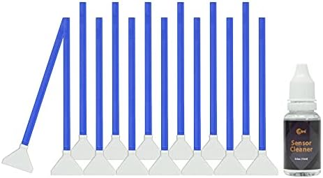 UES FFR24 Professional DSLR SLR Digital Camera CMOS and CCD Sensor Cleaning Swab Kits for Full-Frame Sensors: 14 X 24mm Full Frame Sensor Cleaning Swabs + 15ml Sensor Cleaner