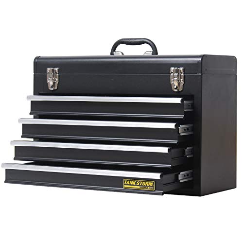 TANKSTORM Portable Steel Tool Chest with Drawers,20.6