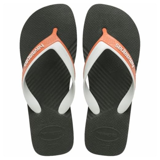 Chinelo Havaianas Dual Masculino (Verde Olive, BR, Adulto, Faixa Numérico, M, 39, 40)