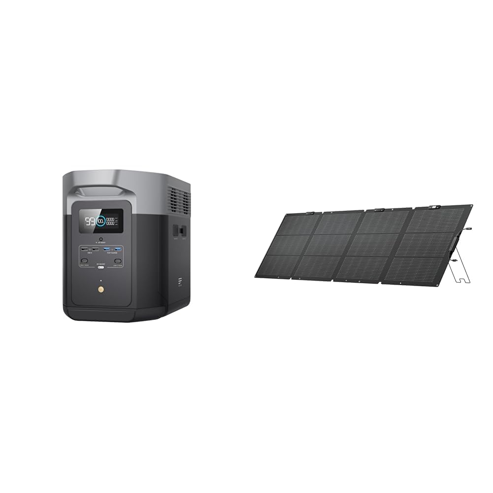 Amazon.com : EF ECOFLOW Solar Generator DELTA Max (2000) 2016Wh