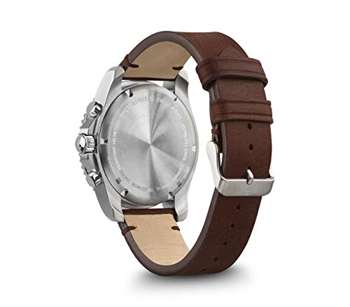 Victorinox Maverick Chronograph Ø 43 mm Reloj de Pulsera de Hombre, Cuarzo analógico, Sumergible hasta 100 m, Pulsera de Acero Inoxidable 3 Victorinox Maverick Chronograph Ø 43 Mm Reloj De Pulsera De Hombre, Cuarzo Analógico, Sumergible Hasta 100 M, Pulsera De Acero Inoxidable