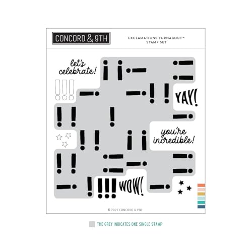 Concord & 9th Exclamations Turnabout™ Stamp Set