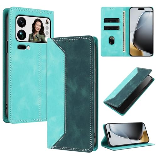 Housse Xiaomi 13 Pro 5G en cuir premium double motif et clapet aimanté