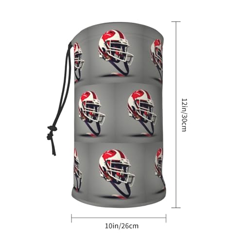 DRTGEDS American Football Face Mask Wind Protection Neck Warmer Multifunctional Polyester Balaclava Elastic Gaiter