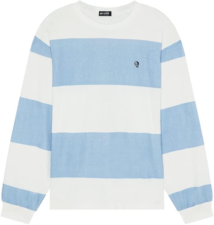 Not So Ape Striped LS Tee, All-Gender Unisex