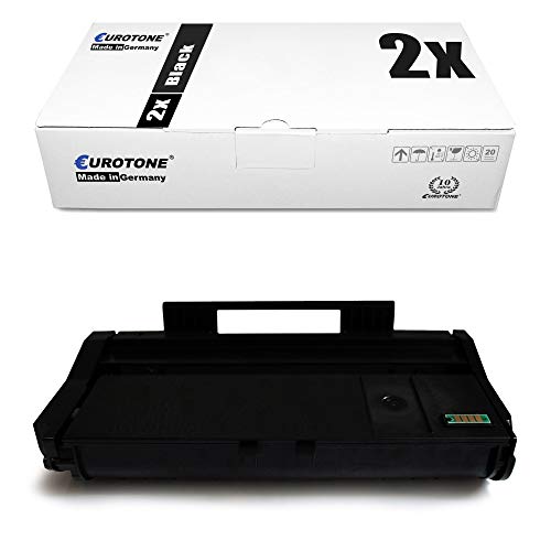 Toner Ricoh SP 112SFE double pack Eurotone noir pour impression de documents de bureau TYPESP100LE