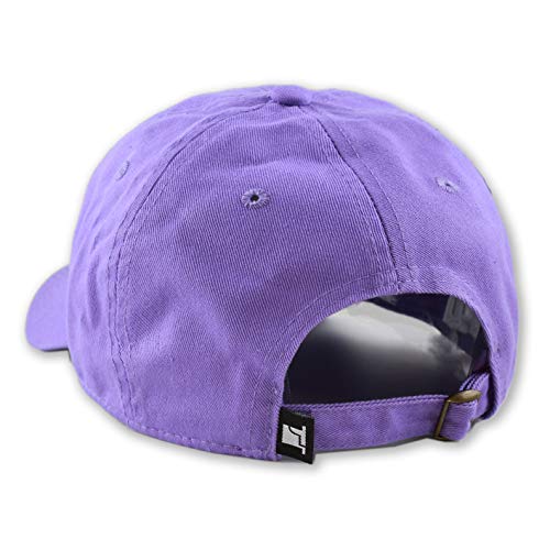 Image of Cotton Baseball Cap Dad Hat - Washed Low Profile Adjustable Hat for Men Women Casual Outdoor Running Golf