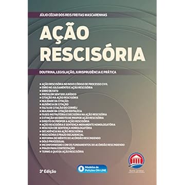Capa do livro Ação Rescisória - 3A. Ed
