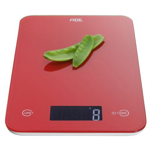 ADE Digitale Küchenwaage KE 927 Slim Präzises Wiegen im kompakten Design
