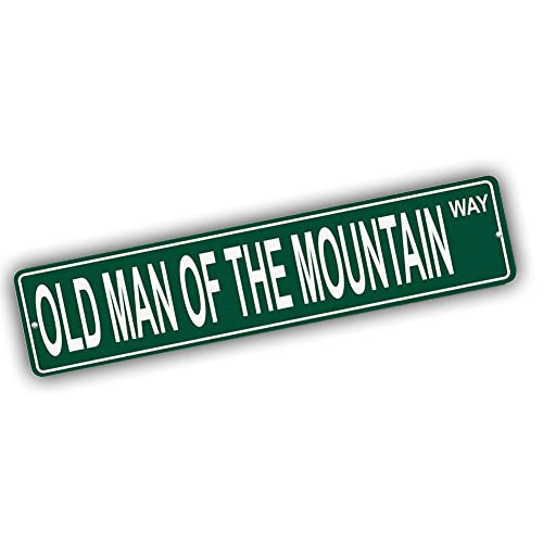 Brotherhood Aluminum Street Sign for Old Man Of The Mountain - Wall Decor