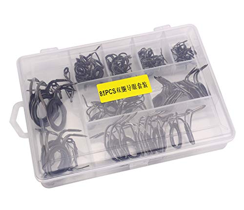Kit Réparation Anneaux De Guidage Canne à Pêche - 24 Pièces Céramique, 12 Tailles