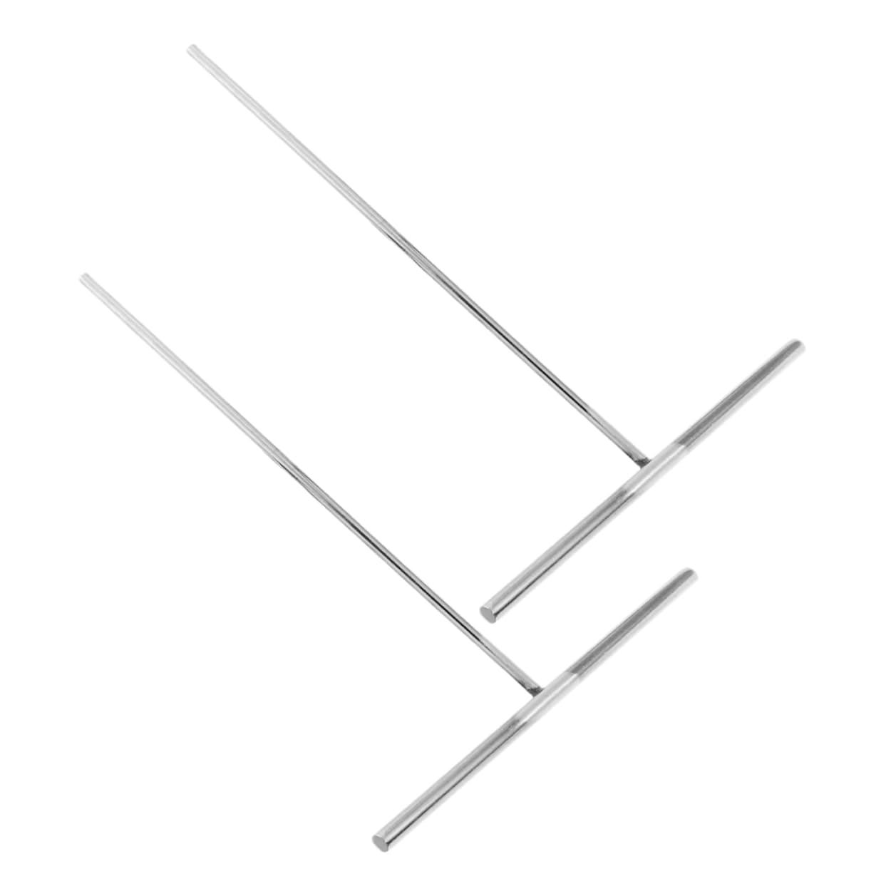 COLLBATH 2pcs Stainless Steel Crepe Spreader Tool Pancake Maker for Effortless Even Spreading Easy to Clean Kitchen Utensil for Crepes for Home Cooking