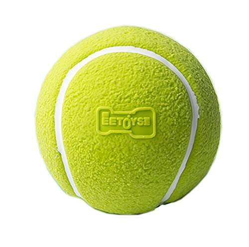 Jouets couineurs pour animal domestique - En latex durable - Jouet pour chien - Balles amusantes pour chiens de petite, moyenne et grande race Cover