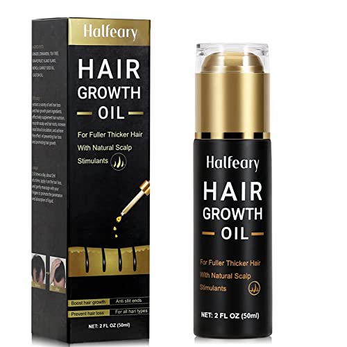 Hair Growth Oil - Biotin Hair Growth Serum Prevent Hair Loss and Natural Serum for Thicker, Stronger, Hair Repairs Hair Follicles and Promotes Hair Regrowth for Men and Women 50ML