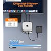 NOVOO Mac mini M4 Dock, Aluminum Mac mini Docking Station for Apple Mac mini M4 / Mac mini M4 Pro, M.2 NVMe 2280 SSD Enclosure, 10Gbps USB-C & USB-A, SD/TF, Audio, One-Press Power, Mac mini Hub
