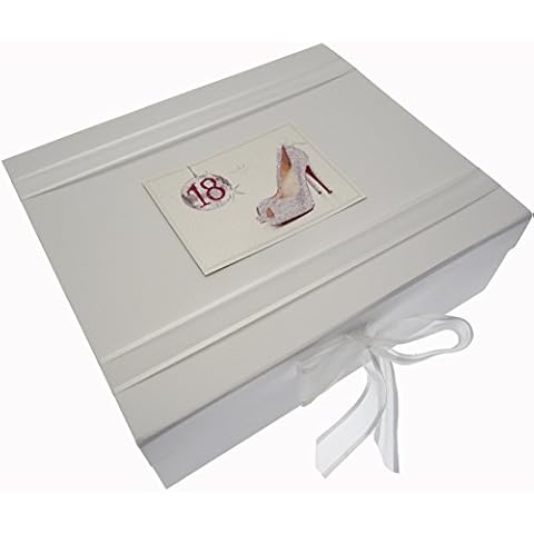 Large Handmade 18th Birthday Keepsake Box Cover