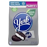 YORK Dark Chocolate Peppermint Patties, Candy Party Pack, 29.2 oz