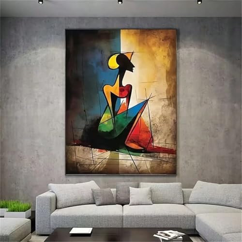 Tableau Picasso abstrait géométrique pour sublimer votre bureau