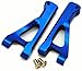 for Arrma 1/10 Seton AR330371 Aluminum Front Upper Suspension Arms Blue
