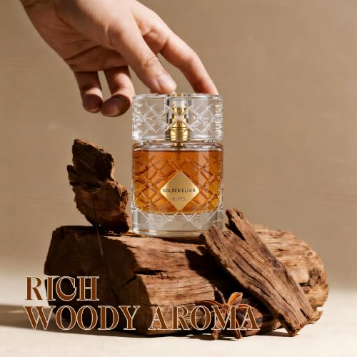 Image of AFLUXE Men's EDP Pheromone&Parfum, Oriental Gourmand Fragrance-RFS Golden | Long Lasting Perfume for Men, Eau de Parfum Spray, 3.74 Fl Oz-5